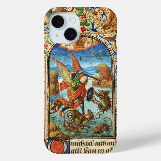 ST. MICHAEL ARCHANGEL EN DRAGON Vlaams Miniatuur Case-Mate iPhone Case (Achterkant)