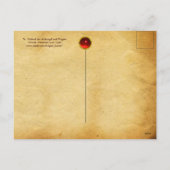 ST. MICHAEL ARCHANGEL EN DRAGON Vlaams Miniatuur Feestdagenkaart (Achterkant)