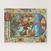 ST. MICHAEL ARCHANGEL EN DRAGON Vlaams Miniatuur Legpuzzel (Horizontaal)
