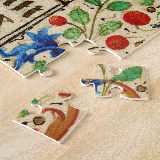 ST. MICHAEL ARCHANGEL EN DRAGON Vlaams Miniatuur Legpuzzel (Zijkant)