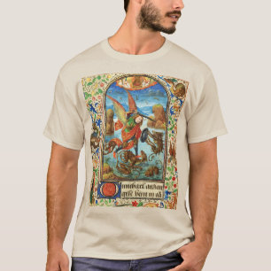 ST. MICHAEL ARCHANGEL EN DRAGON Vlaams Miniatuur T-shirt