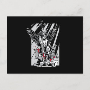 St Michael Archangel Evil Religion Faith Believer Briefkaart