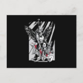 St Michael Archangel Evil Religion Faith Believer Briefkaart (Voorkant)