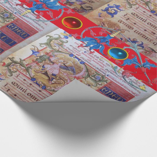 ST MICHAEL ARCHANGEL FLORAL CHORAAL MUSIC PARCHCHM CADEAUPAPIER (Hoek)