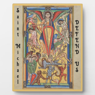 St Michael Archangel Fotoplaat