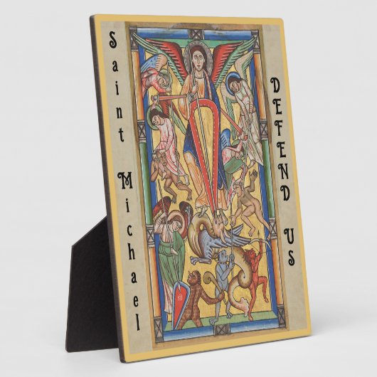 St Michael Archangel Fotoplaat (Zijkant)