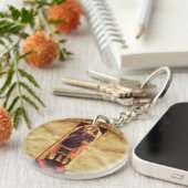 ST MICHAEL ARCHANGEL MET DRAGON Prayer Parchment Sleutelhanger (Voorkant Rechts)