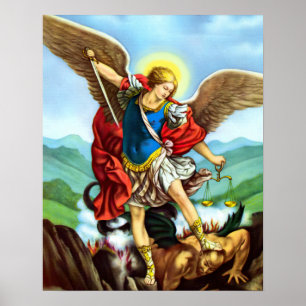 St. Michael Archangel Poster San Miguel Arcangel