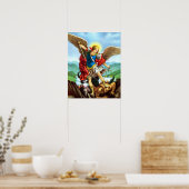 St. Michael Archangel Poster San Miguel Arcangel (Keuken)