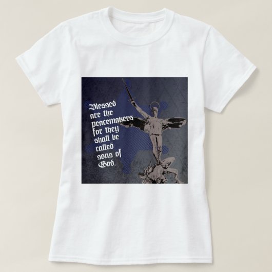 St. Michael Archangel - Sheriff Star Adjunct T-shirt (Design voorkant)
