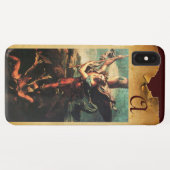 St. MICHAEL ARCHANGEL VANGUISHING SATAN Monogram Case-Mate iPhone Case (Achterkant (horizontaal))
