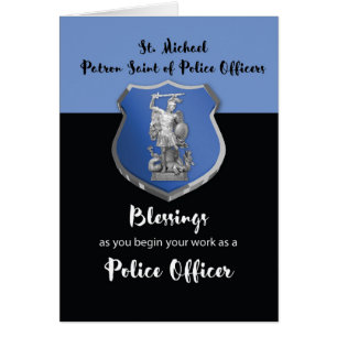St. Michael Blessings aan nieuwe politieagent