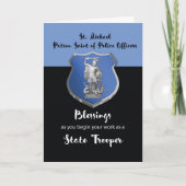 St. Michael Blessings naar New State Trooper Kaart (Voorkant)