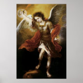 St Michael by Murillo Poster (Voorkant)