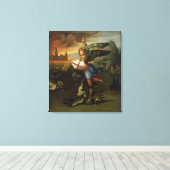 St. Michael, c.1503-05 Canvas Afdruk (Insitu (Houten vloer))