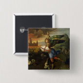St. Michael, c.1503-05 Vierkante Button 5,1 Cm (Voorkant /achterkant)
