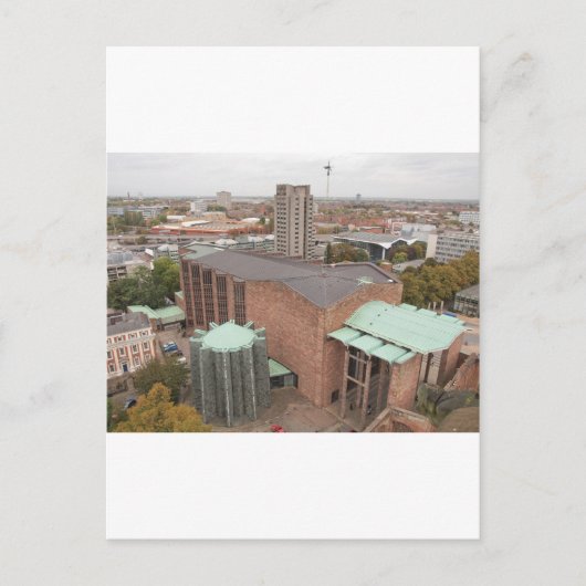 St. Michael Cathedral kerk, Coventry, Engeland, Ve Briefkaart (Voorkant)