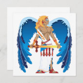 St. Michael Custom Invitation Kaart (Voorkant / Achterkant)