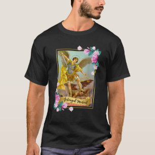 St Michael de Aartsengel Beschermer Katholieke Ker T-shirt