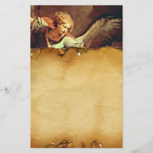 St Michael de Aartsengel, Bruin Perkament Briefpapier