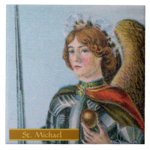 St. Michael de Aartsengel (detail; M 017) Tegeltje