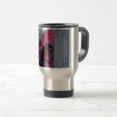 St. Michael de Aartsengel doodt Satan Travel Mug Reisbeker (Voorkant rechts)