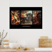 ST MICHAEL DE AARTSENGEL FIJNE KUNSTCOLLECTIE POSTER (Keuken)