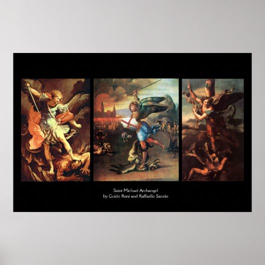 ST MICHAEL DE AARTSENGEL FIJNE KUNSTCOLLECTIE POSTER (Voorkant)