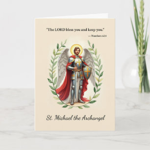 St. Michaël de Aartsengel Gods Vrede en Zegeningen Kaart
