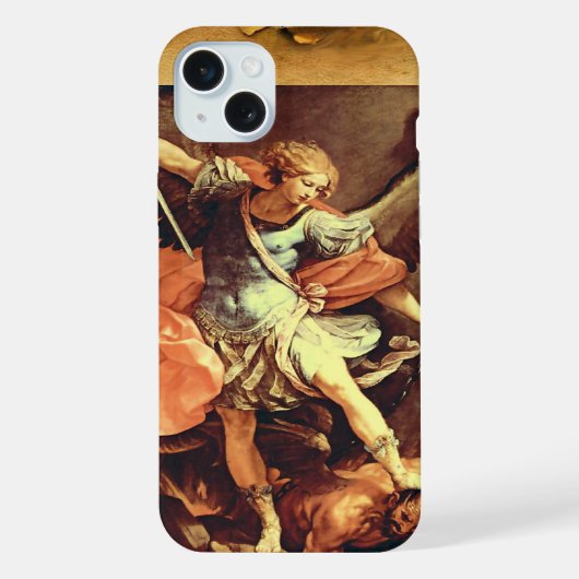 St. Michael de Aartsengel iPhone Hoesje (Achterkant)