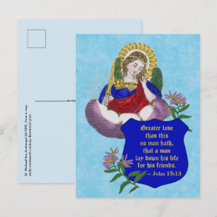 St. Michael de Aartsengel (M 009) Briefkaart