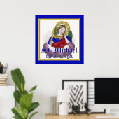 St. Michael de Aartsengel (M 009) Poster (Thuiskantoor)