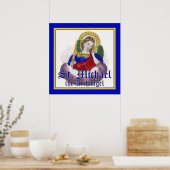 St. Michael de Aartsengel (M 009) Poster (Keuken)