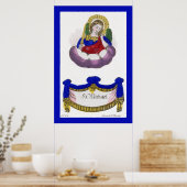St. Michaël de Aartsengel (M 009) Poster (Keuken)