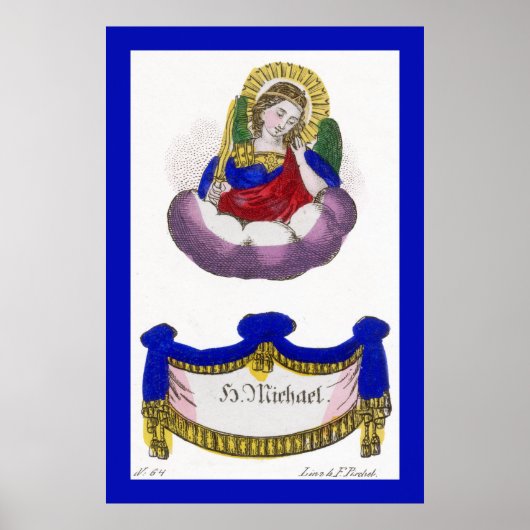 St. Michaël de Aartsengel (M 009) Poster (Voorkant)