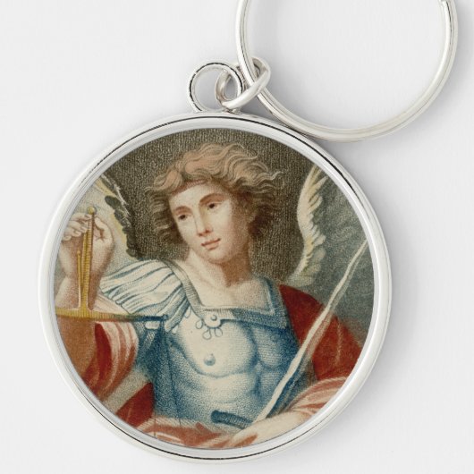 St. Michael de Aartsengel (M 010) Sleutelhanger (Voorkant)