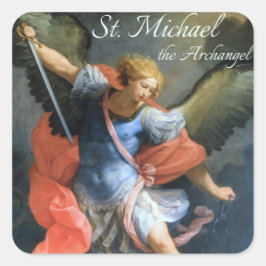 St. Michael de aartsengel Stickers