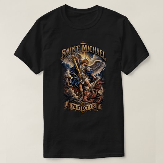 St. Michaël de Aartsengel T-shirt (Design voorkant)