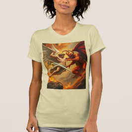 St Michael de Aartsengel Vrouwen T-shirt