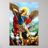 St. Michael de Archangel katholieke Saint Saint Poster (Voorkant)
