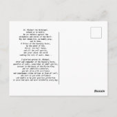 St Michael defend us Briefkaart (Achterkant)