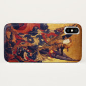 St. Michael die duivel verslaan als middeleeuwse r Case-Mate iPhone Case (Achterkant (horizontaal))