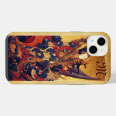St. Michael die duivel verslaan als middeleeuwse r iPhone Hoesje (Achterkant horizontaal)