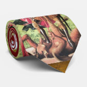 ST. MICHAEL ,DRAGON EN JUSTICE RUBY STROPDAS (Opgerold)