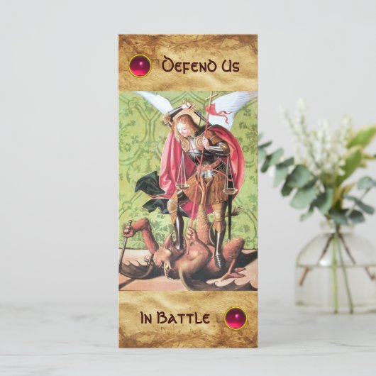 ST. MICHAEL , DRAGON EN JUSTITIE (Staand voorkant)