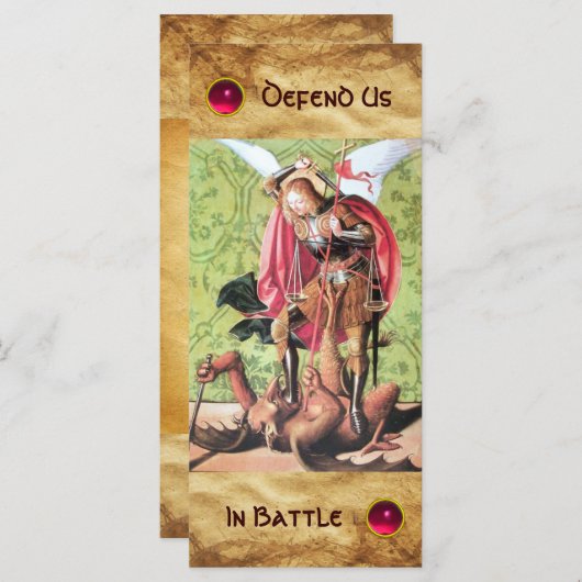 ST. MICHAEL , DRAGON EN JUSTITIE (Voorkant / Achterkant)