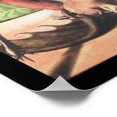 ST. MICHAEL , DRAGON EN JUSTITIE POSTER (Hoek)