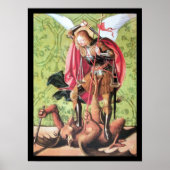 ST. MICHAEL , DRAGON EN JUSTITIE POSTER (Voorkant)