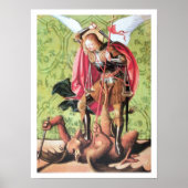 ST. MICHAEL , DRAGON EN JUSTITIE POSTER (Voorkant)