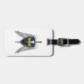 St. Michael - Dragon Scale Shield Bagagelabel (Voorkant horizontaal)